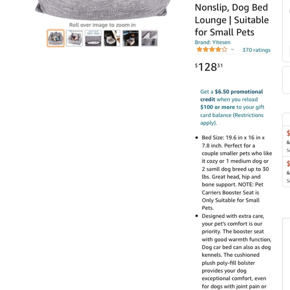 SOLD - Deluxe dog car seat - Picture 4 of 5